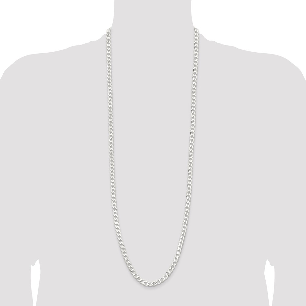 Sterling Silver 6.5mm Curb Chain (QCB180-36)