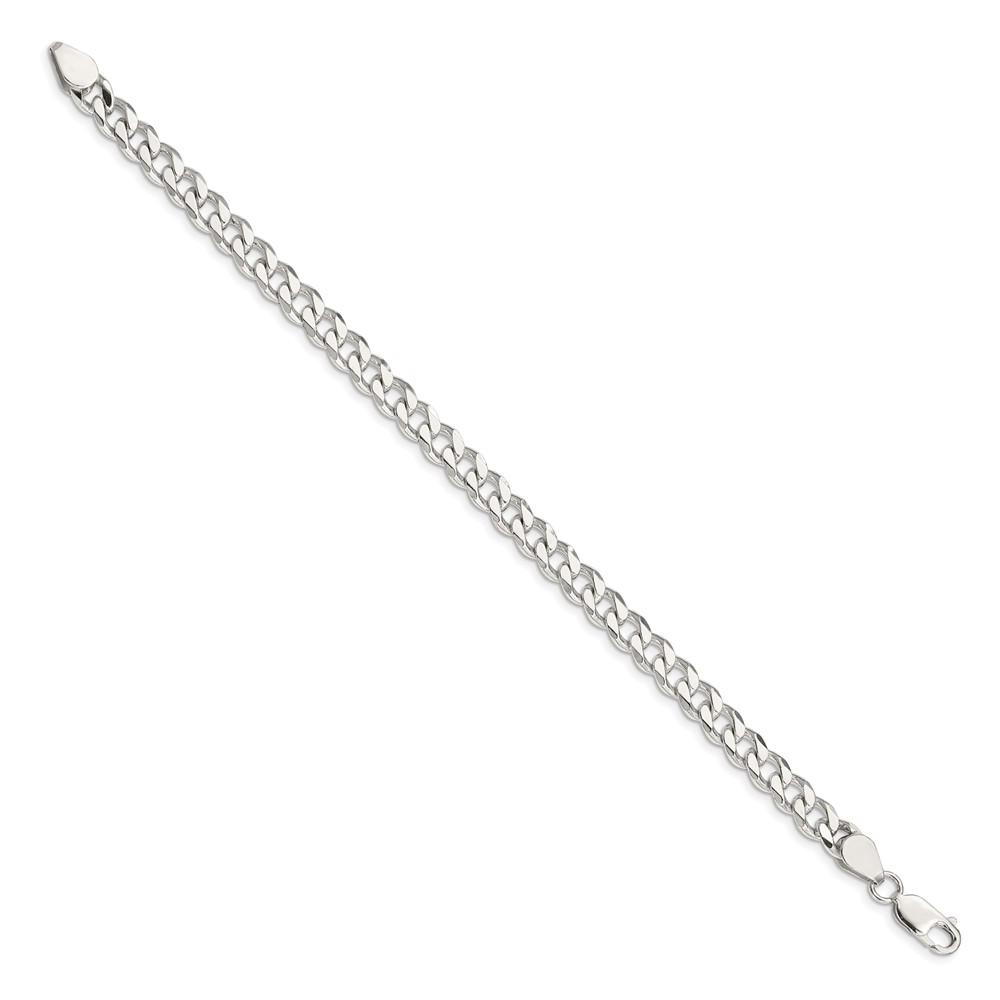 Sterling Silver 6.5mm Curb Chain (QCB180-8)