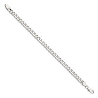 Sterling Silver 6.5mm Curb Chain view 2