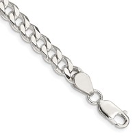 Sterling Silver 6.5mm Curb Chain view 1