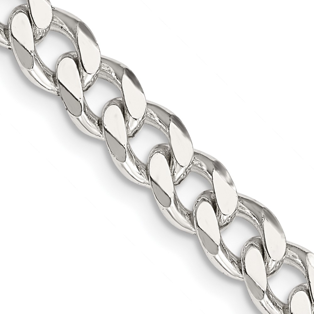 Sterling Silver 6.5mm Curb Chain (QCB180-16)