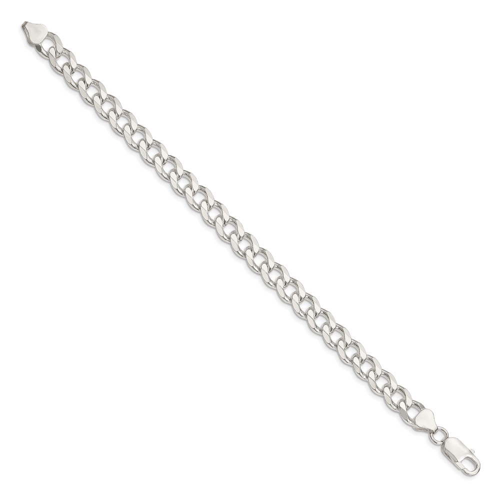 Sterling Silver 8.3mm Curb Chain (QCB220-7)