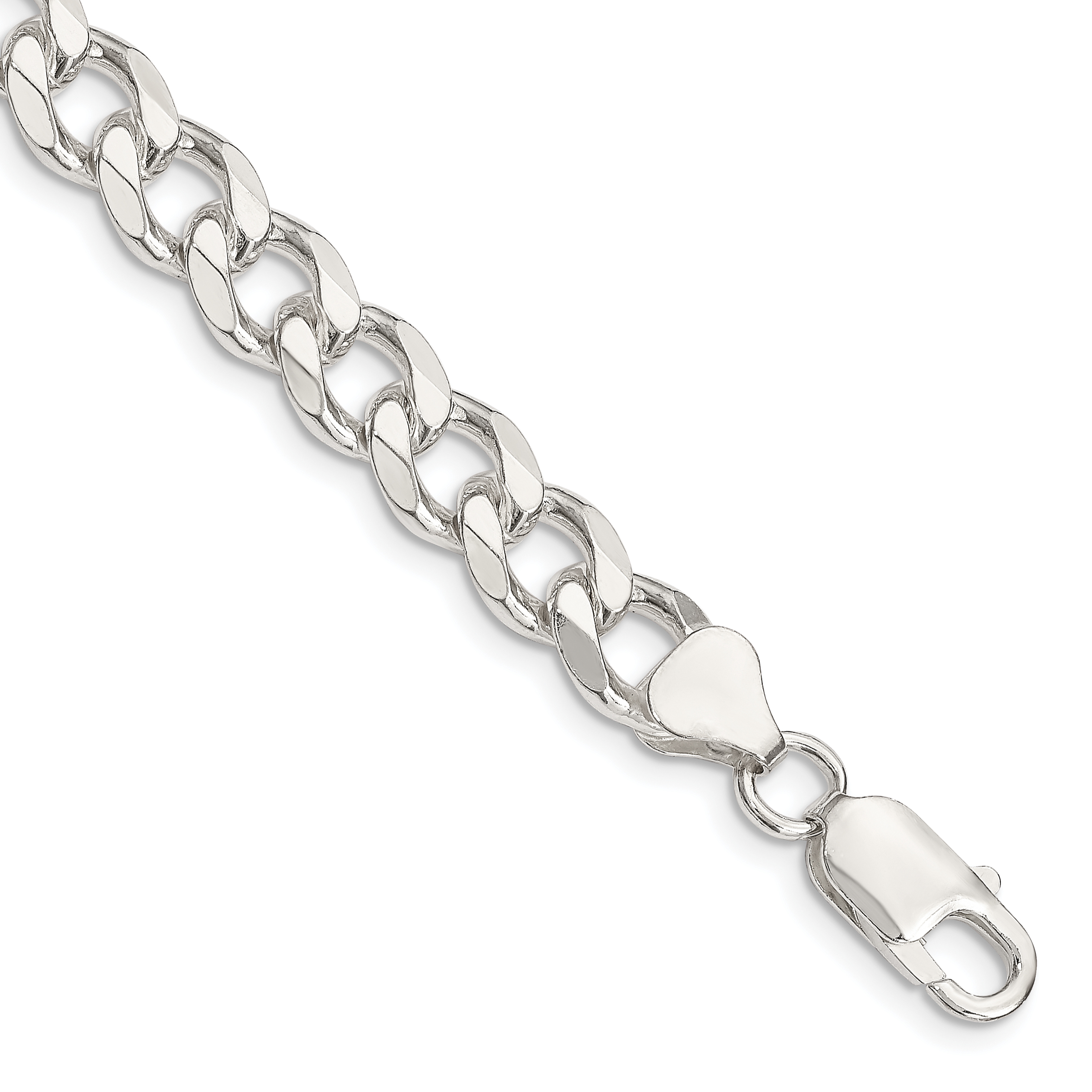Sterling Silver 8.3mm Curb Chain (QCB220-10)