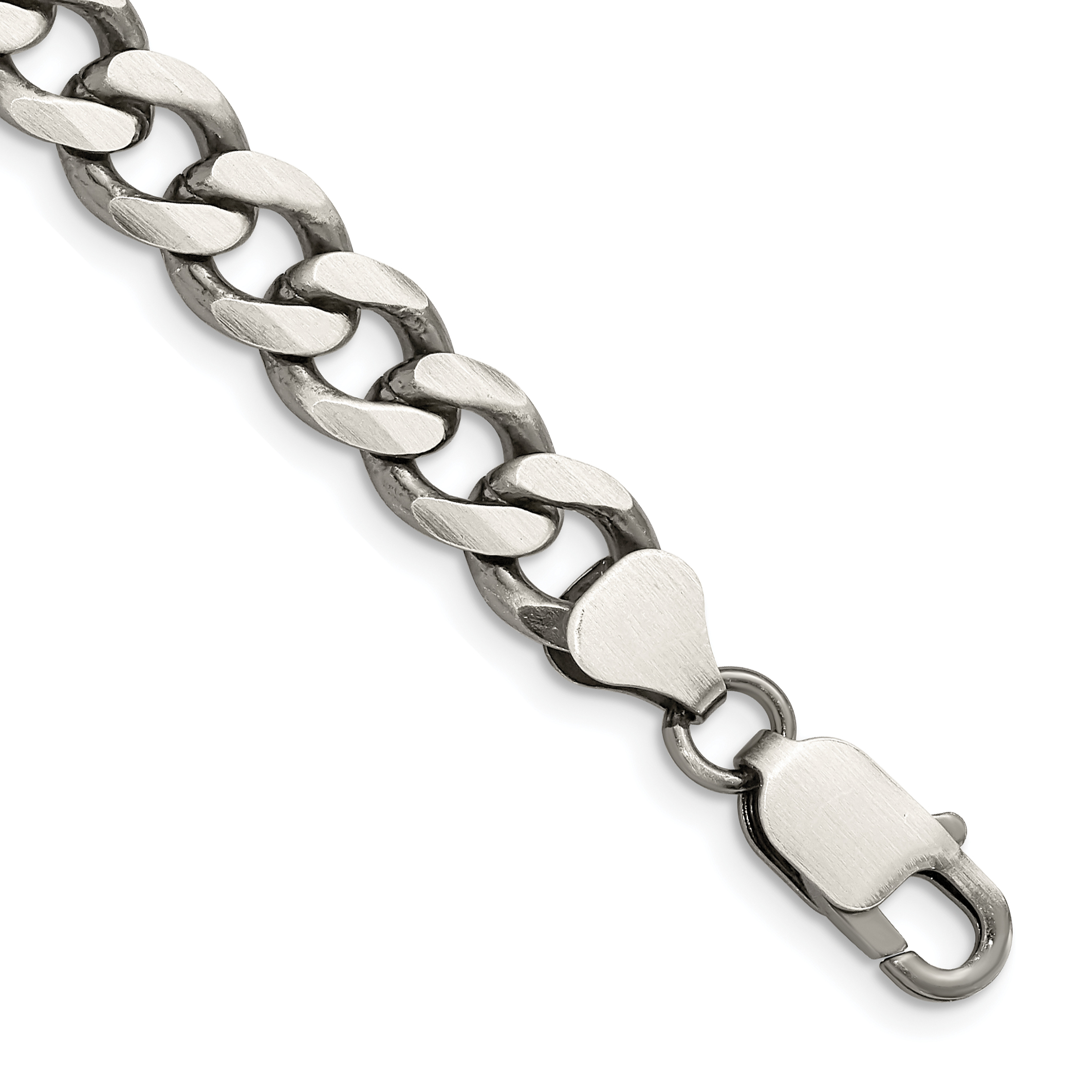 Sterling Silver Antiqued 8.3mm Curb Chain (QCB220A-8)