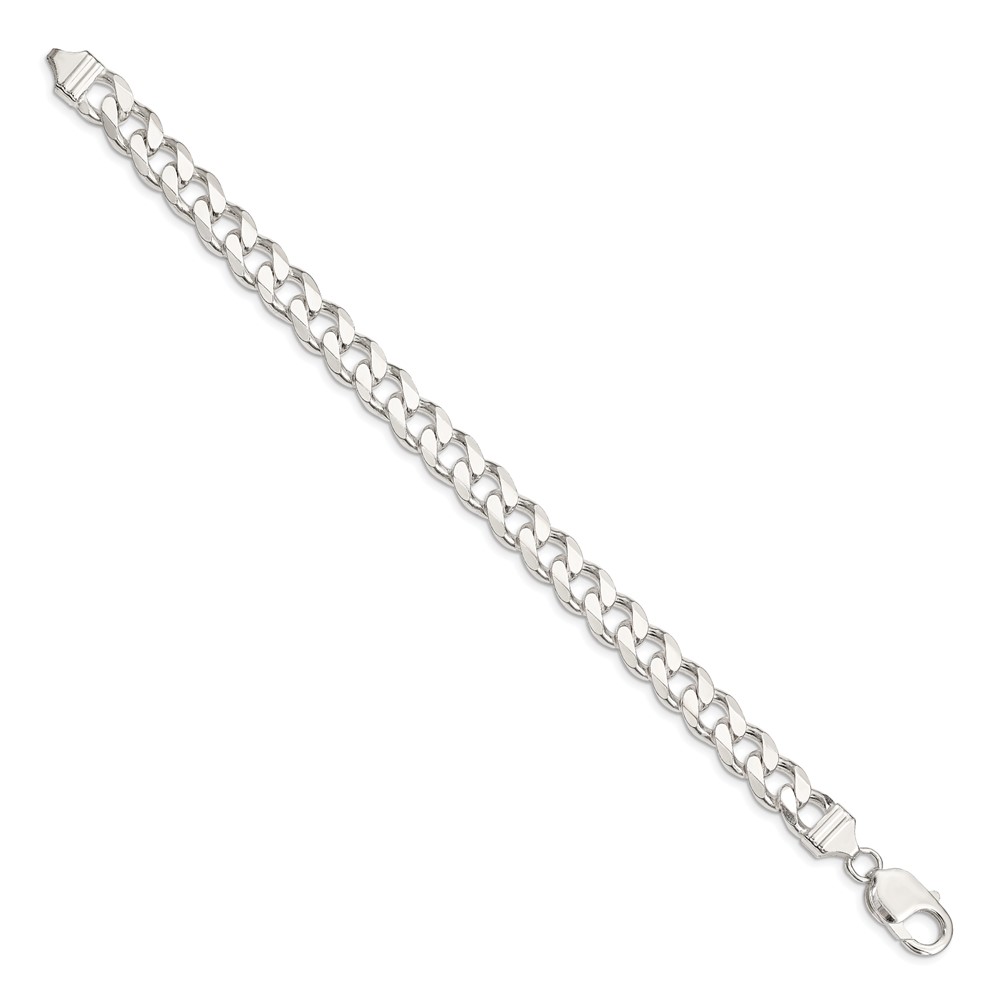 Sterling Silver 9.3mm Curb Chain (QCB250-9)