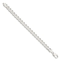 Sterling Silver 9.3mm Curb Chain view 2