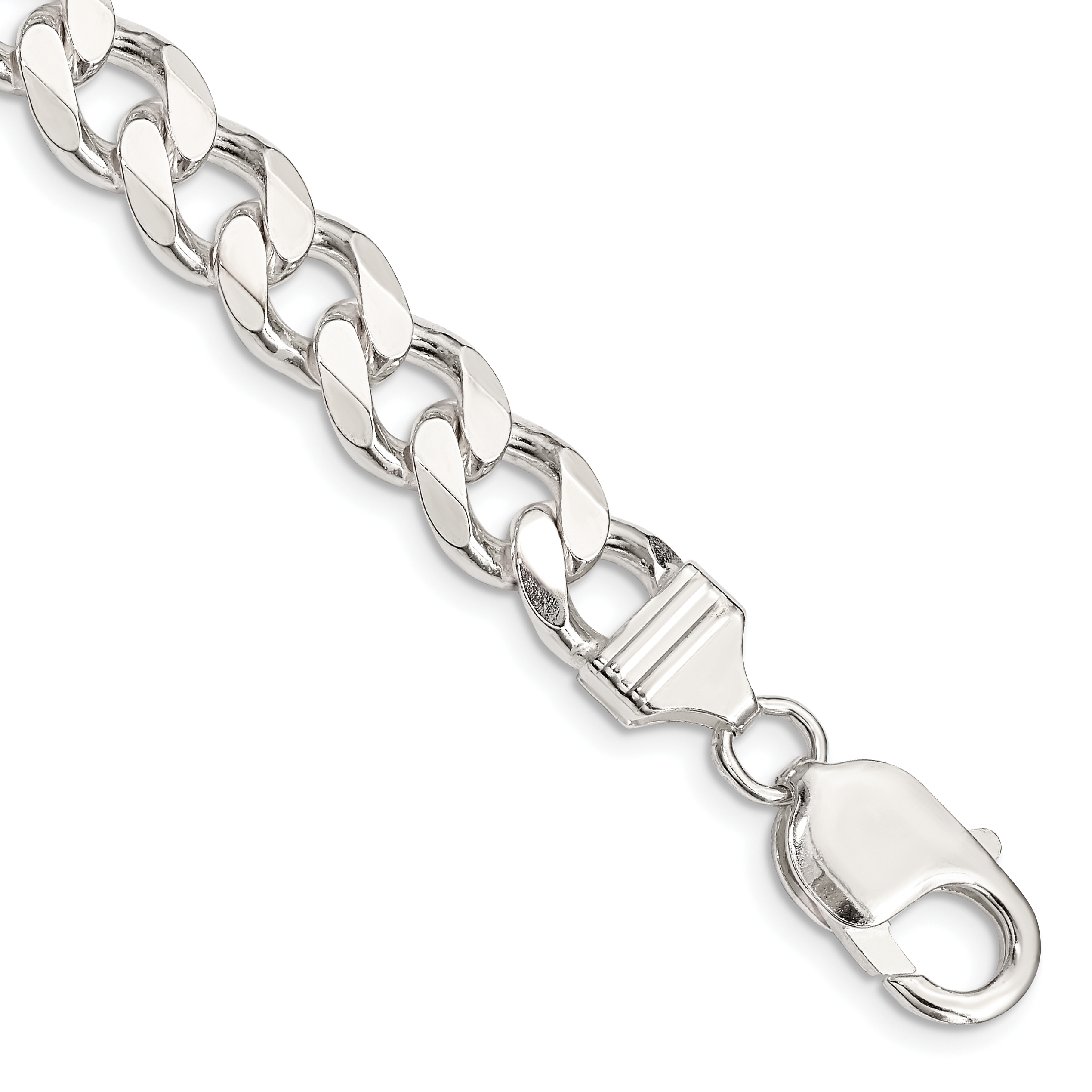 Sterling Silver 9.3mm Curb Chain (QCB250-10)