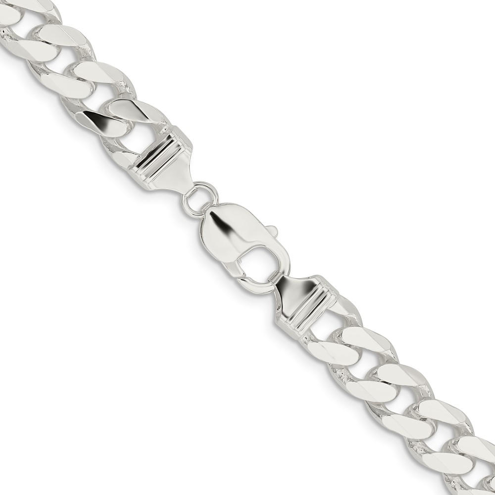 Sterling Silver 11mm Curb Chain (QCB300-26)