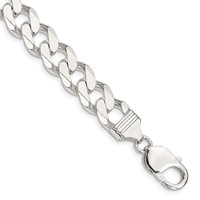 Sterling Silver 11mm Curb Chain view 1