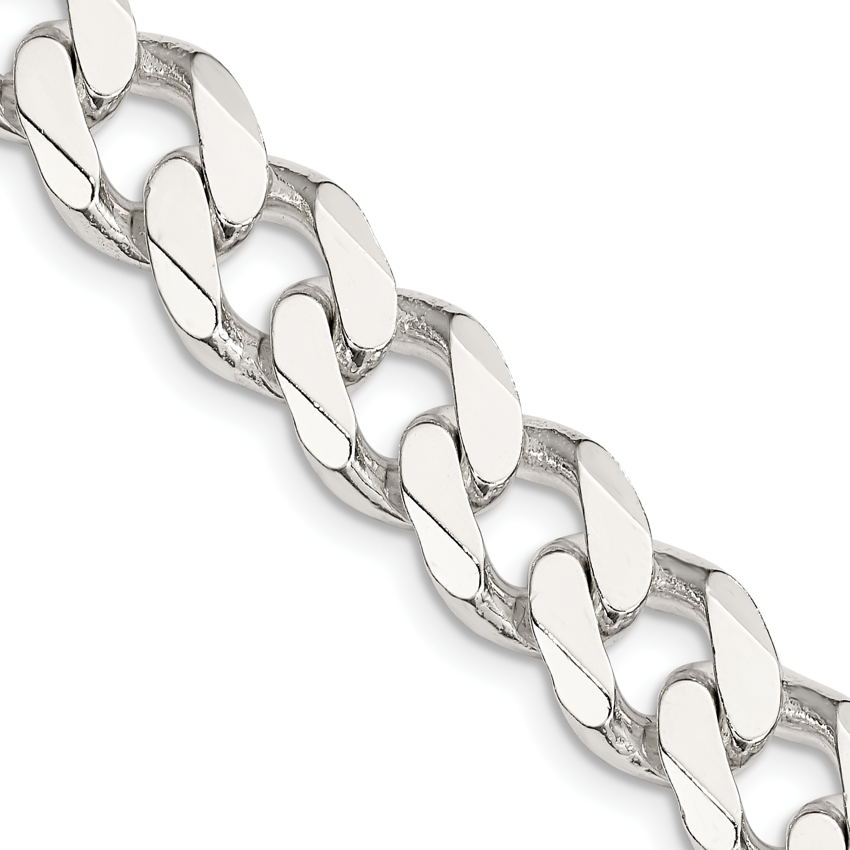 Sterling Silver 11mm Curb Chain (QCB300-22)