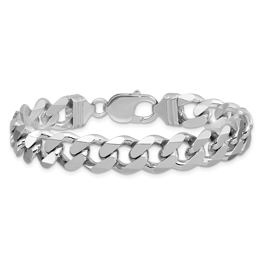 Sterling Silver Rhodium-plated 11mm Curb Chain (QCB300R-8)
