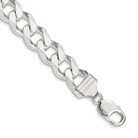 Sterling Silver 13mm Curb Chain view 1