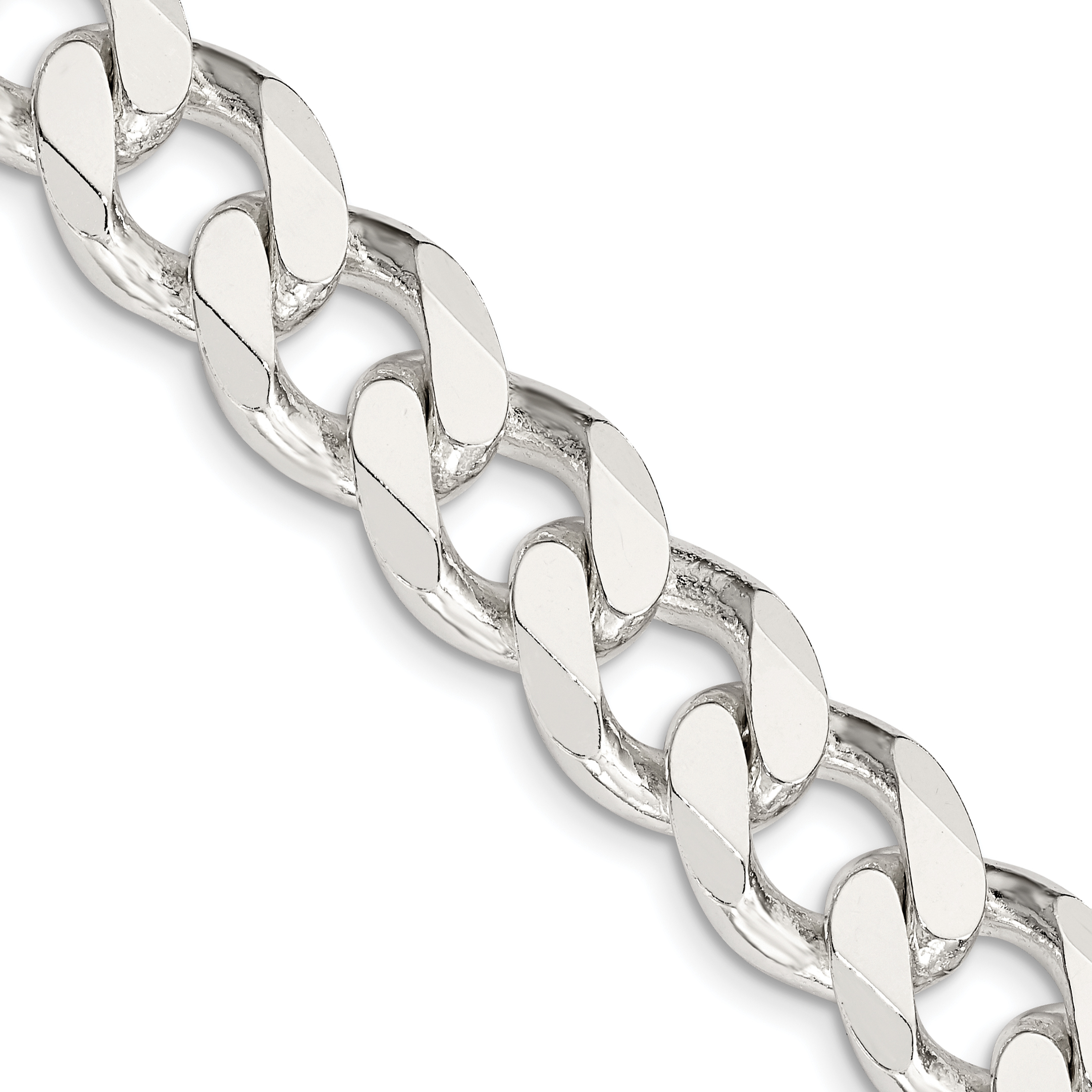 Sterling Silver 13mm Curb Chain (QCB350-20)
