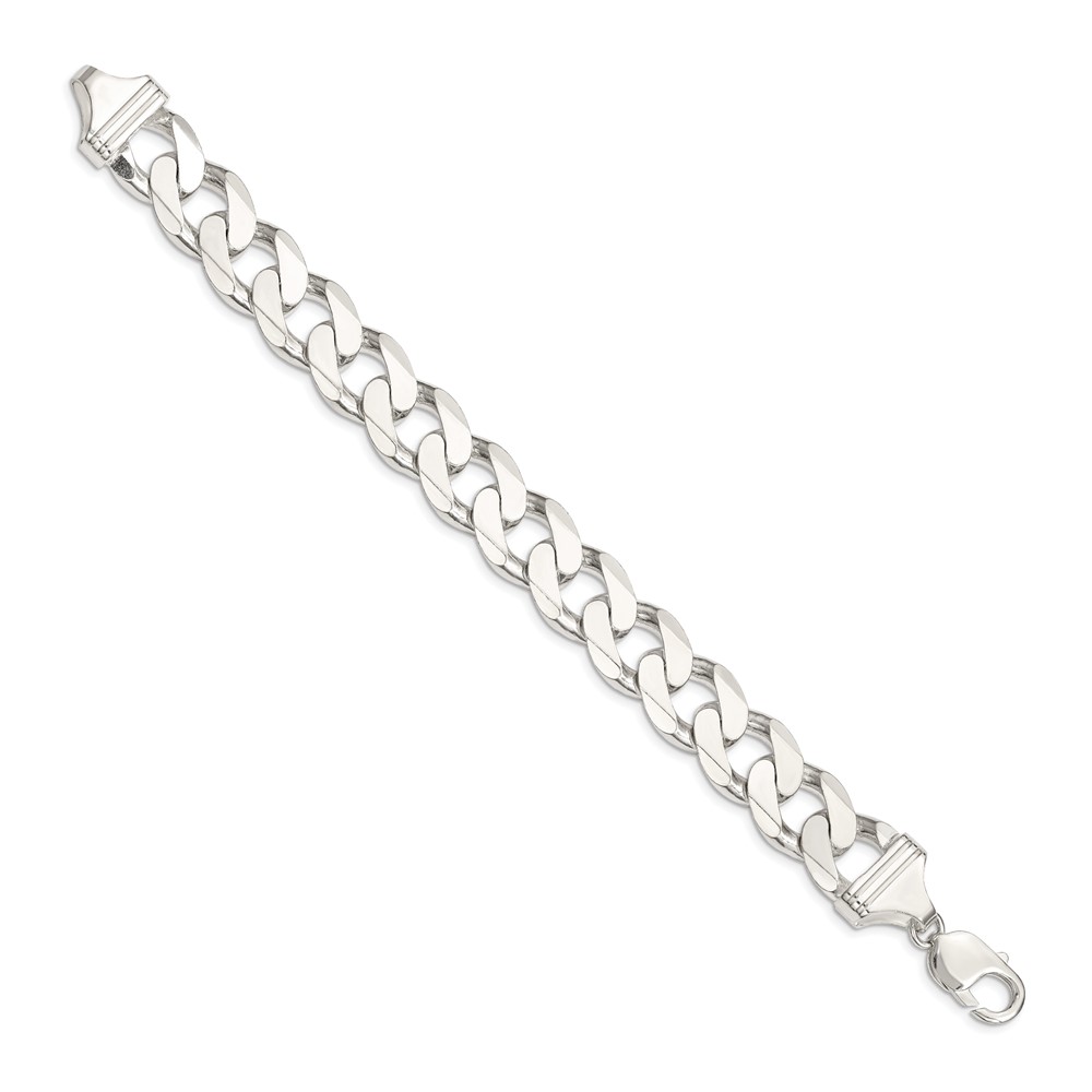 Sterling Silver 14.5mm Curb Chain (QCB400-9)