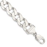 Sterling Silver 14.5mm Curb Chain view 1