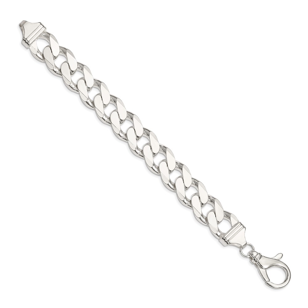 Sterling Silver 16.25mm Curb Chain (QCB450-8)