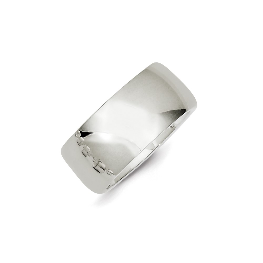 Sterling Silver 10mm Comfort Fit Size 9 Band (QCF100A-9)