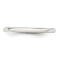 Sterling Silver 2mm Comfort Fit Band view 4