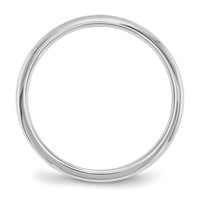 Sterling Silver Rhodium-plated 2mm Comfort Fit Band - Size 4 view 2
