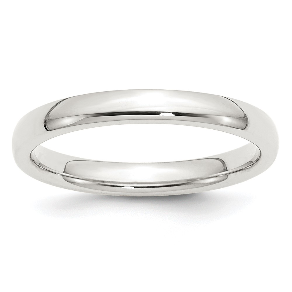 Sterling Silver 3mm Comfort Fit Size 12.5 Band (QCF030-12.5)