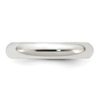 Sterling Silver 4mm Comfort Fit Band view 3