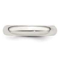Sterling Silver 4mm Comfort Fit Band view 5