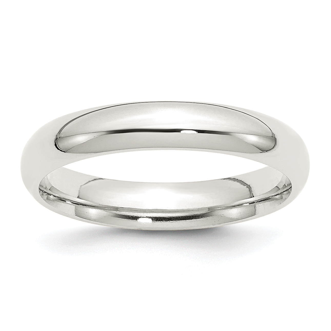 Sterling Silver 4mm Comfort Fit Size 12.5 Band (QCF040-12.5)
