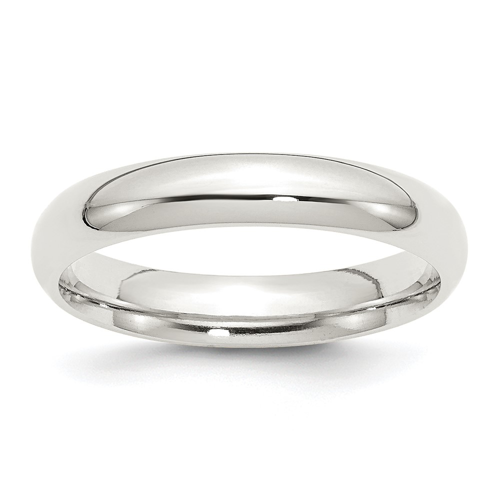 Sterling Silver 4mm Comfort Fit Size 12.5 Band (QCF040-12.5)