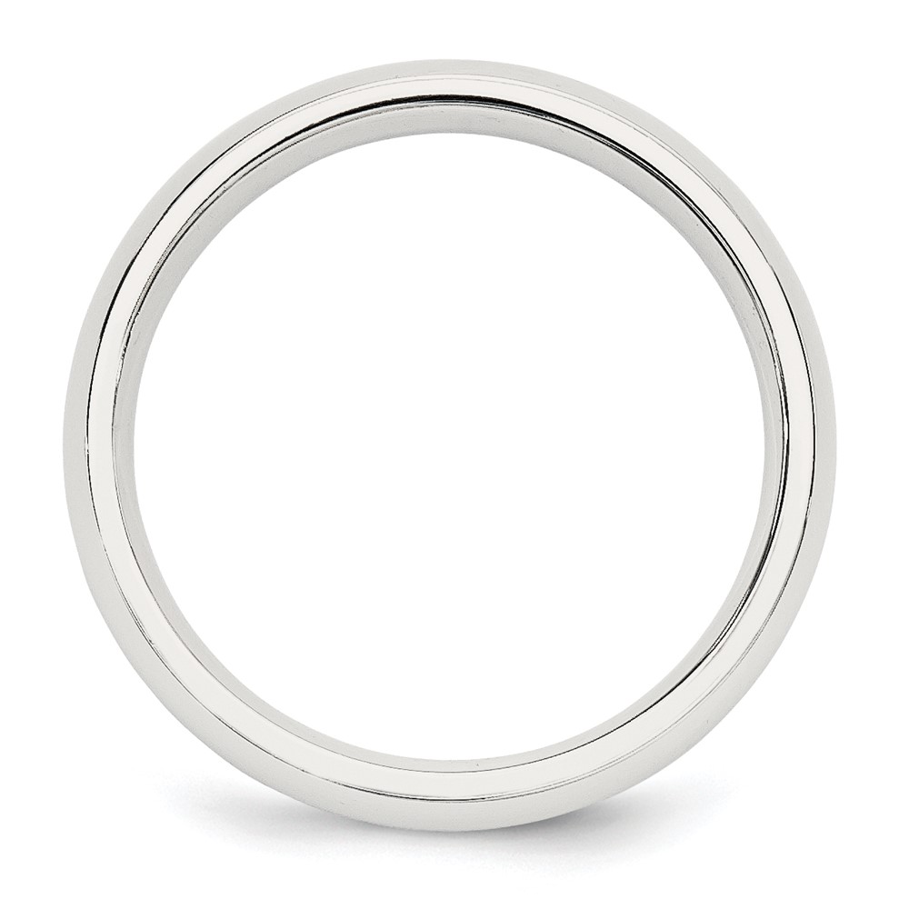 Sterling Silver 5mm Comfort Fit Size 7.5 Band (QCF050-7.5)