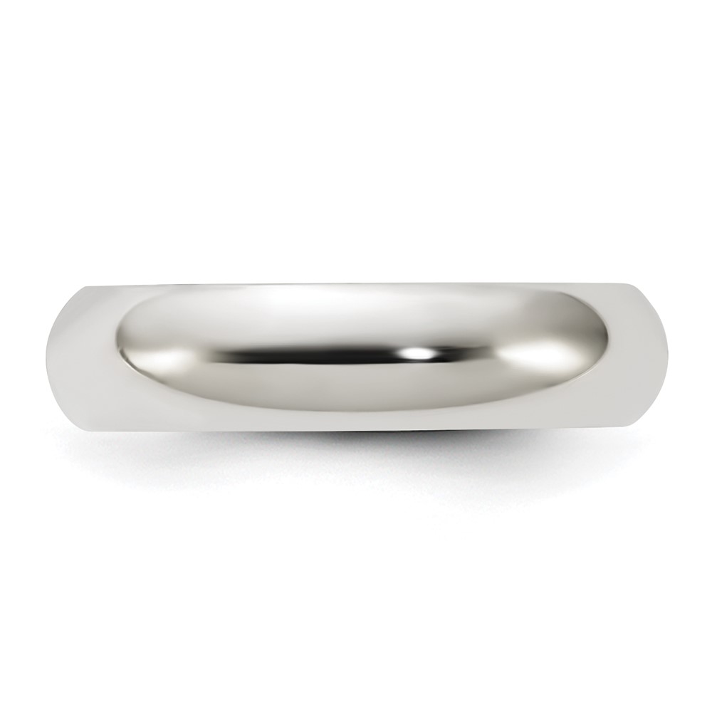 Sterling Silver 5mm Comfort Fit Size 7.5 Band (QCF050-7.5)