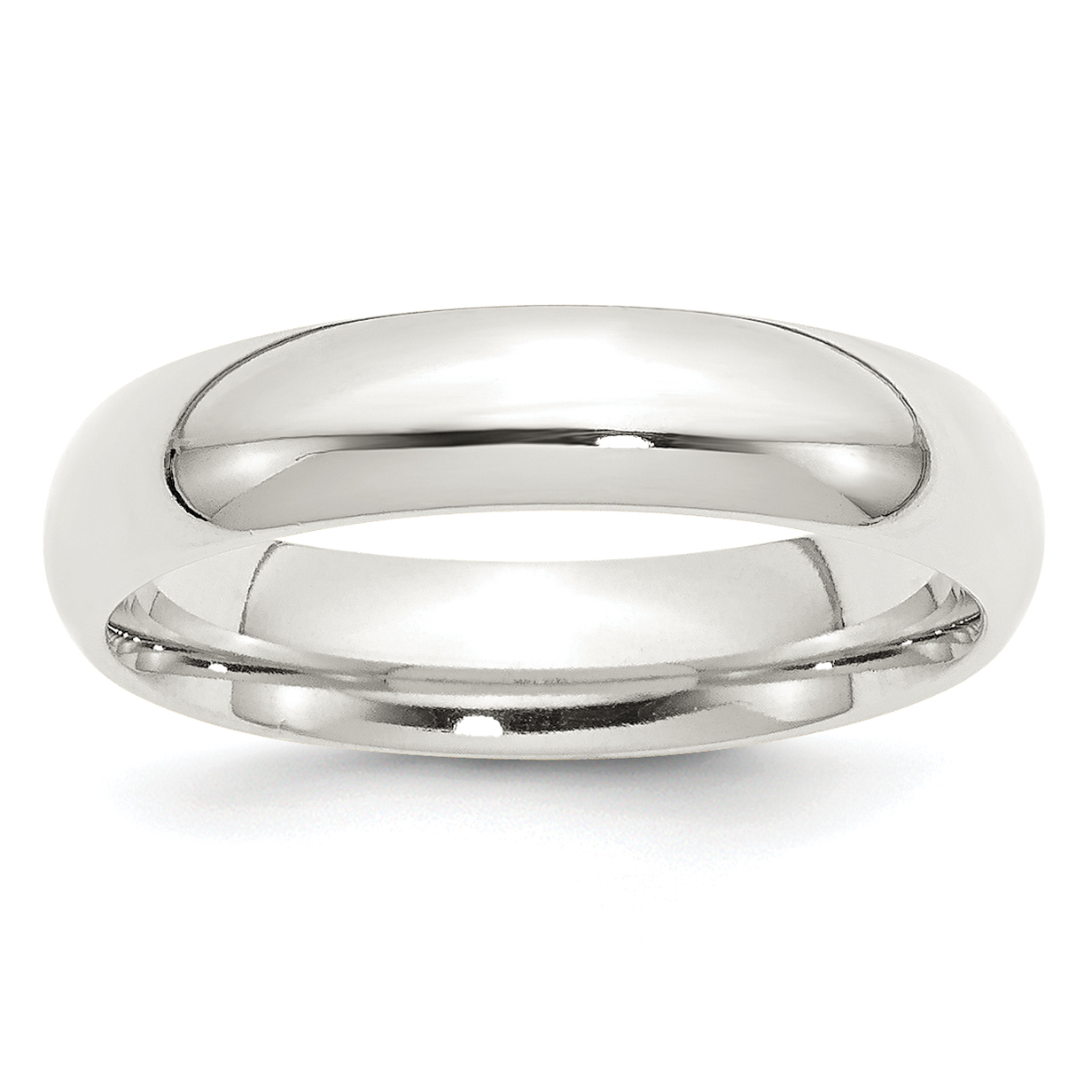 Sterling Silver 5mm Comfort Fit Size 13 Band (QCF050-13)