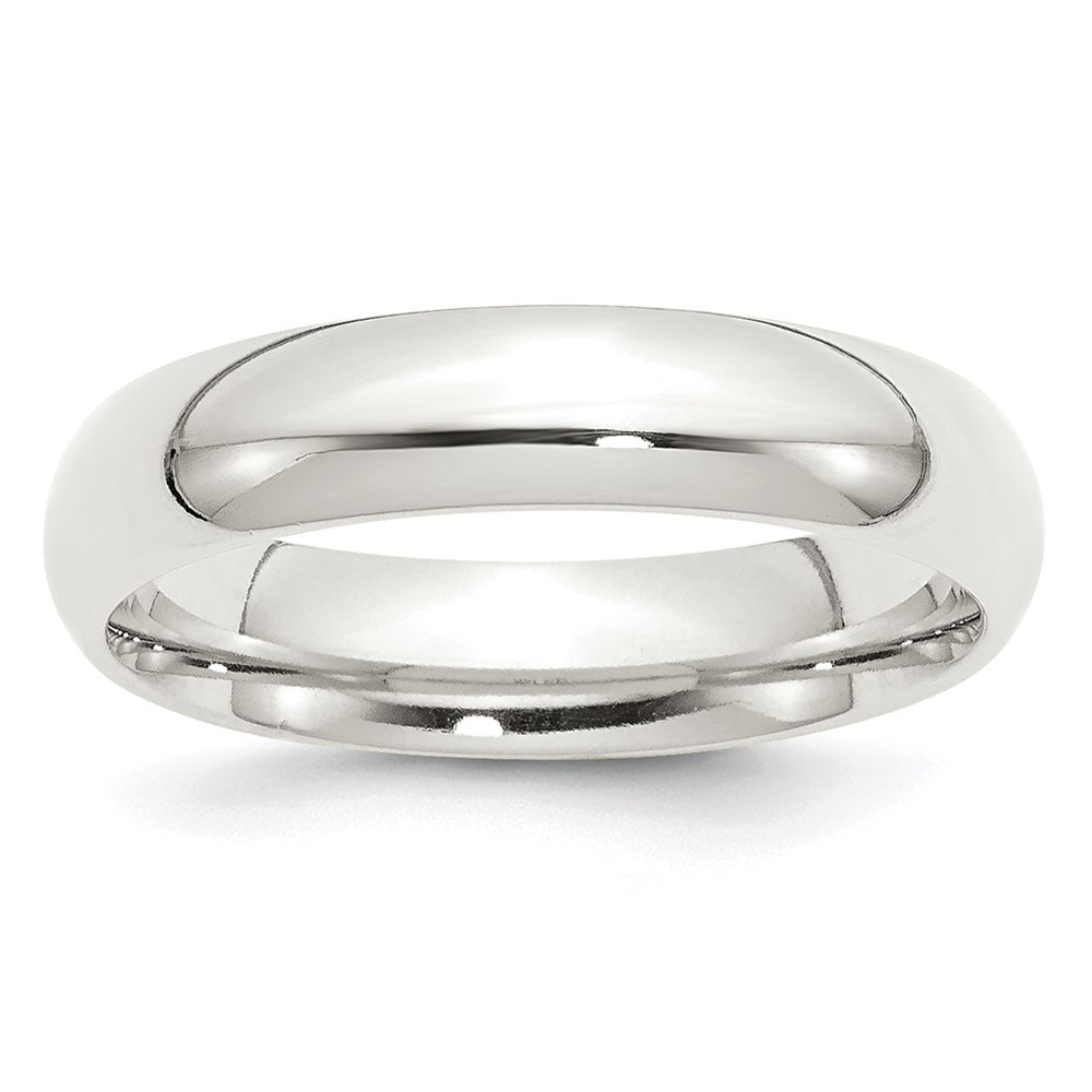 Sterling Silver 5mm Comfort Fit Size 13 Band (QCF050-13)