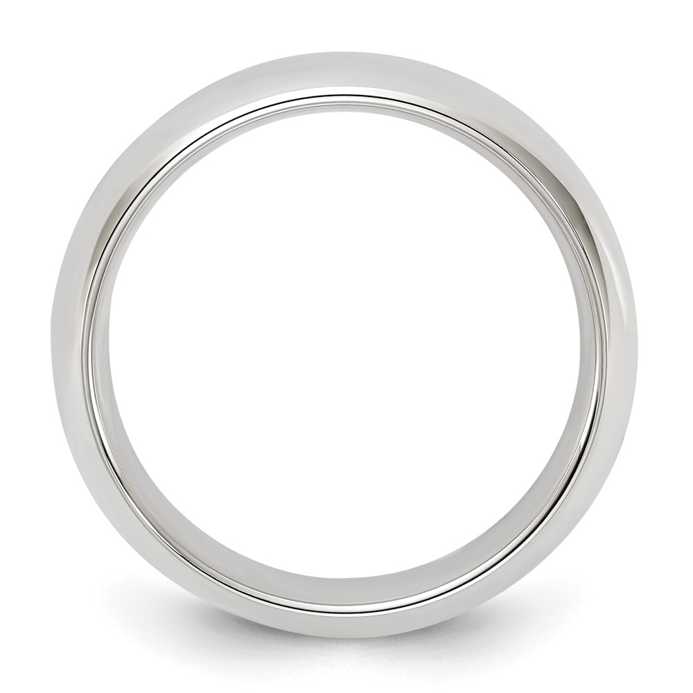 Sterling Silver 6mm Comfort Fit Size 12 Band (QCF060-12)