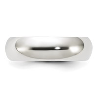Sterling Silver 6mm Comfort Fit Band - Size 4 view 3