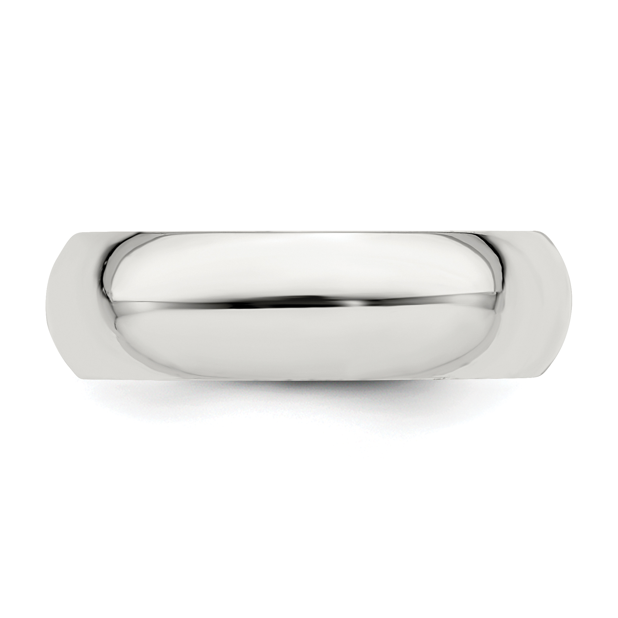 Silber 6 mm Komfortpassform Größe 13,5 Band QCF060 - Bild 5 von 8