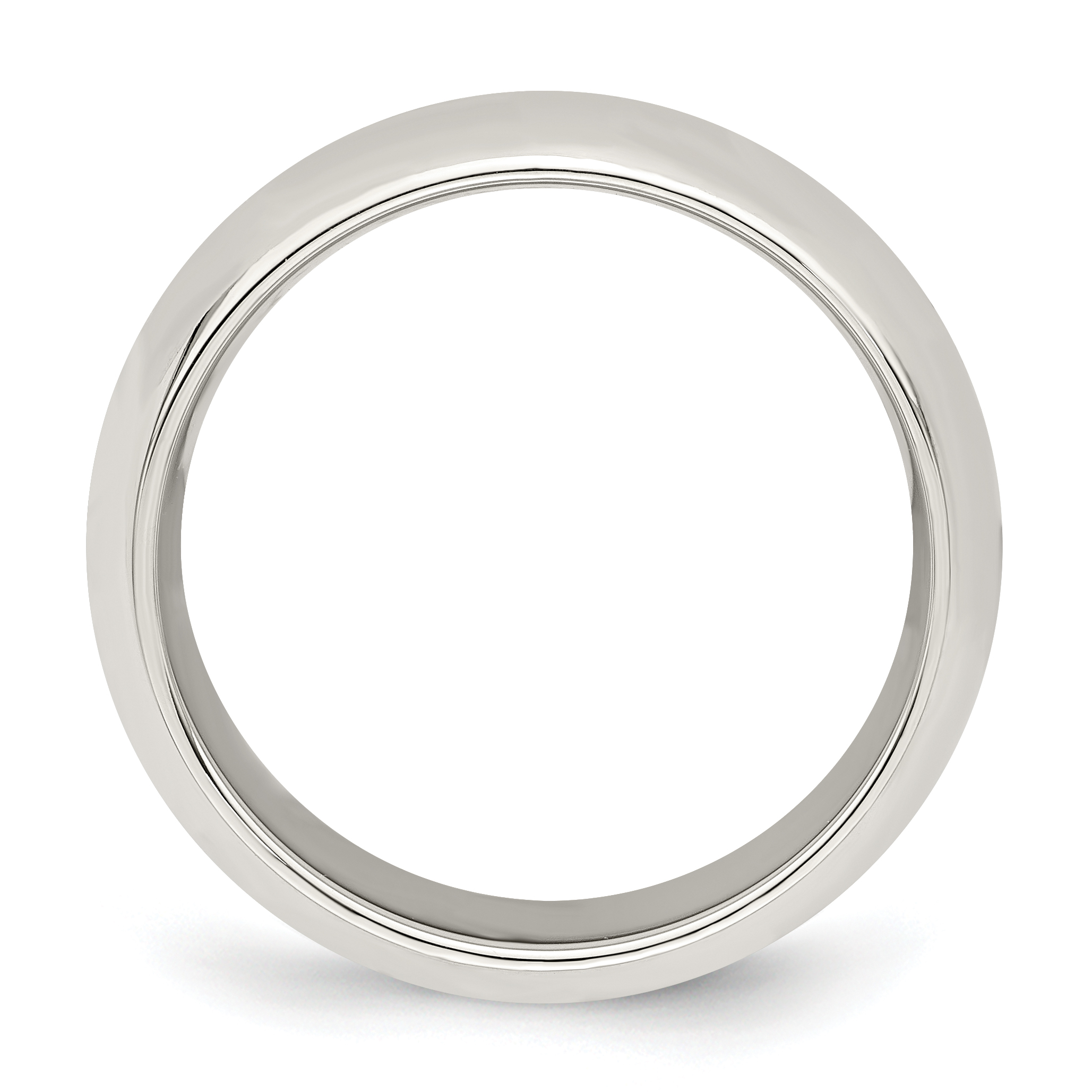 Silver 7mm Comfort Fit Size 12.5 Band QCF070