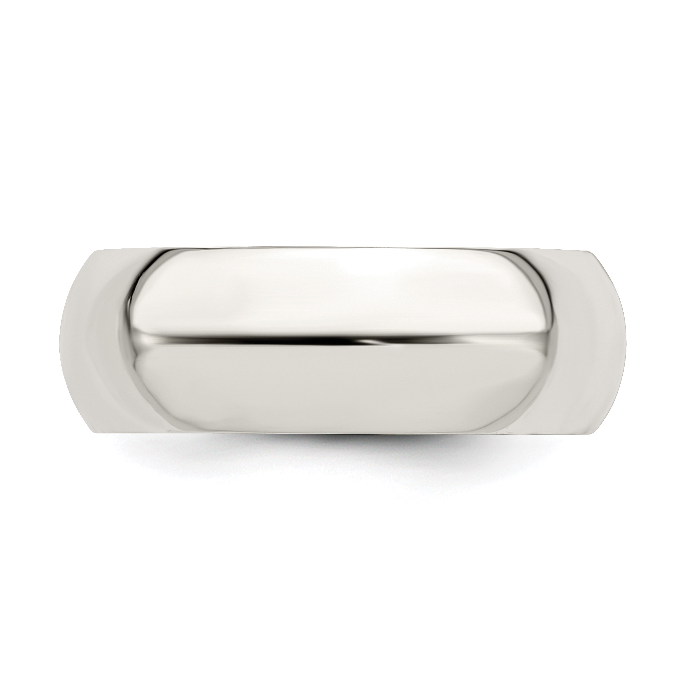 Silver 7mm Comfort Fit Size 12.5 Band QCF070