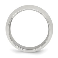 Sterling Silver 8mm Comfort Fit Band view 2