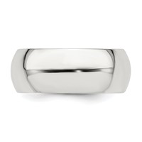 Sterling Silver 8mm Comfort Fit Band view 4