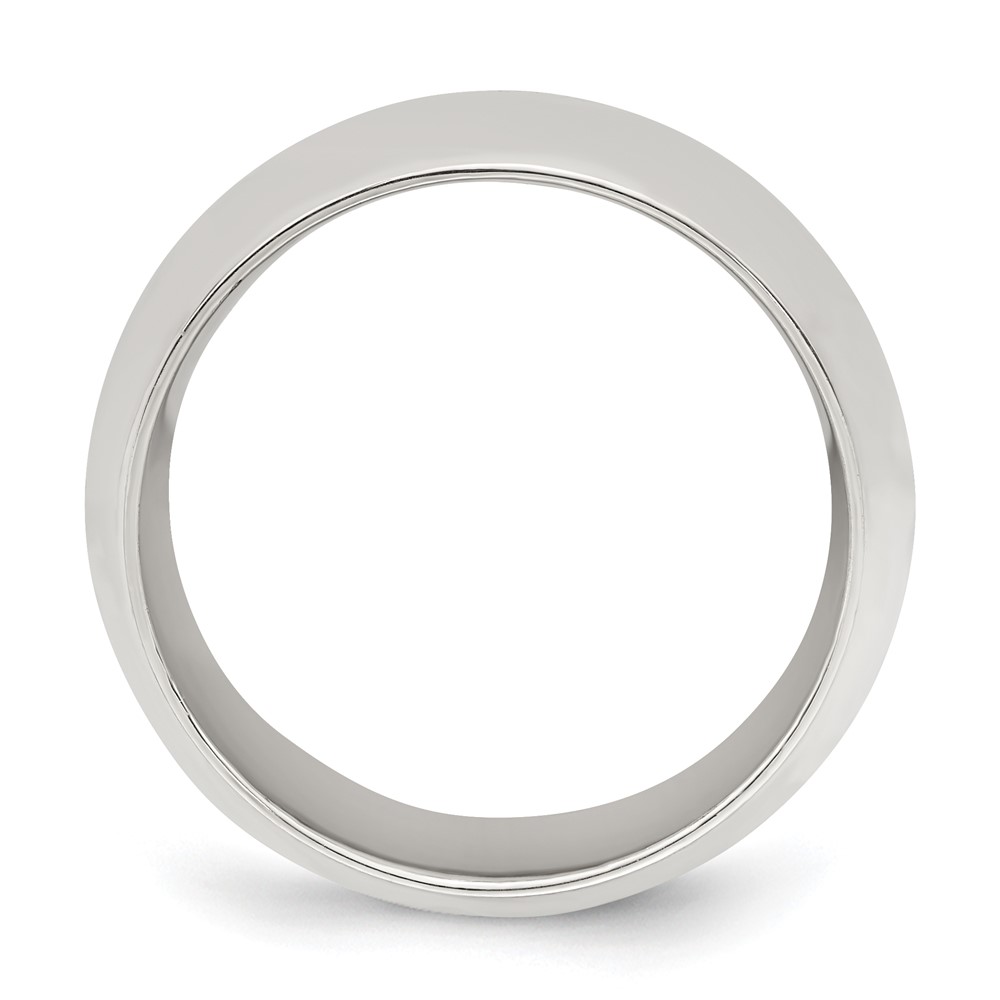 Sterling Silver 9mm Comfort Fit Size 7 Band (QCF090-7)