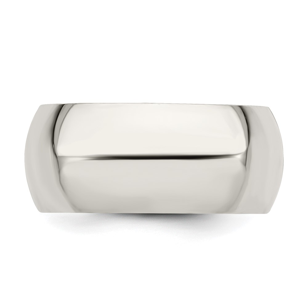 Sterling Silver 9mm Comfort Fit Size 7 Band (QCF090-7)