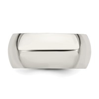 Sterling Silver 9mm Comfort Fit Band - Size 5 view 4