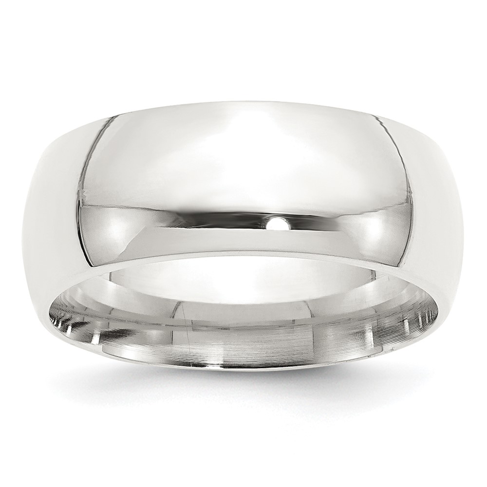 Sterling Silver 9mm Comfort Fit Size 10 Band (QCF090-10)