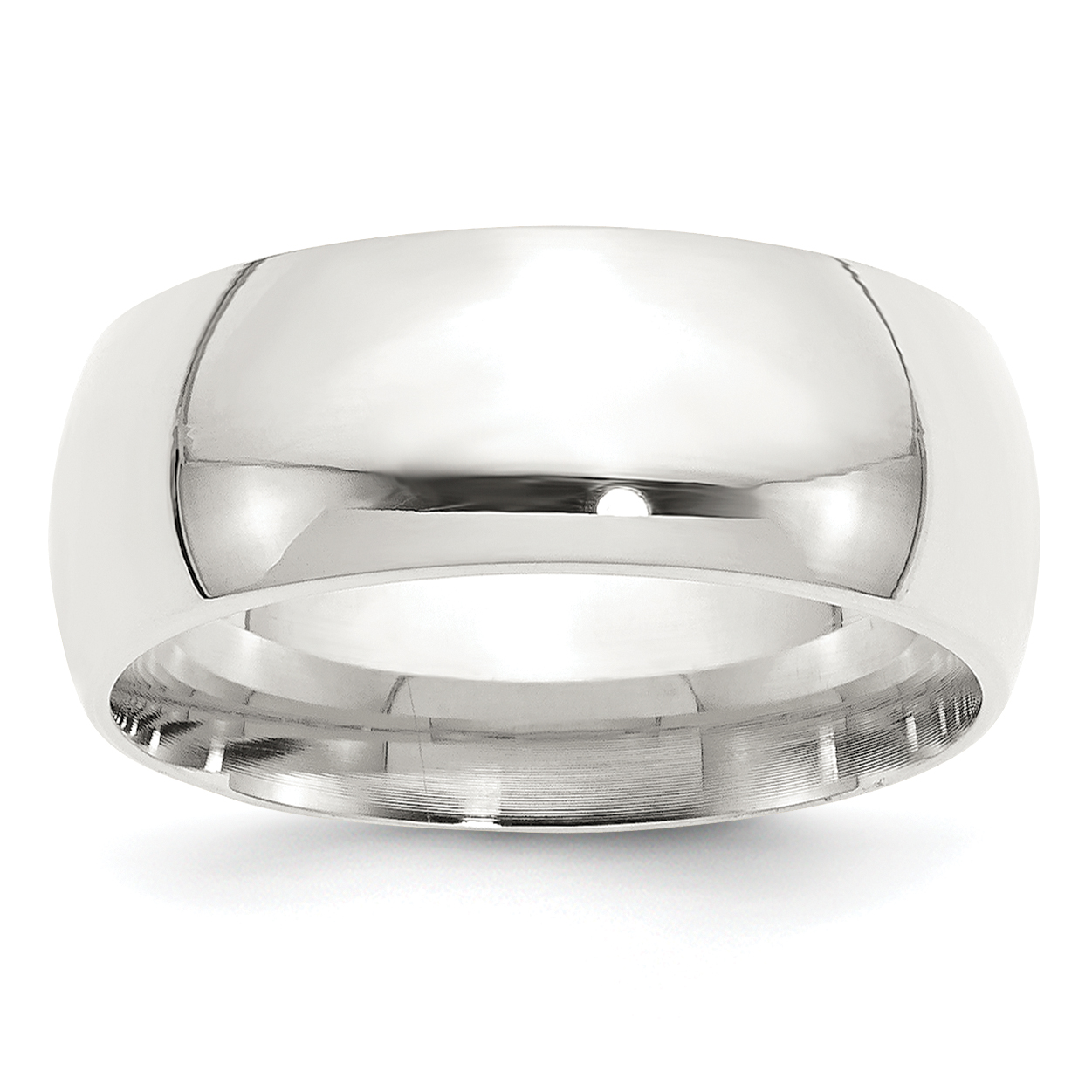 Sterling Silver 9mm Comfort Fit Size 12.5 Band (QCF090-12.5)