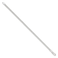 Sterling Silver 3.8mm Pav‚ Curb Chain view 2