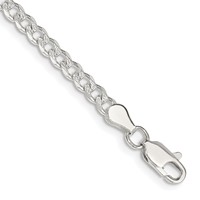 Sterling Silver 3.8mm Pav‚ Curb Chain view 1