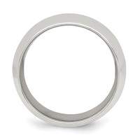 Sterling Silver 10mm Comfort Fit Band - Size 4 view 2