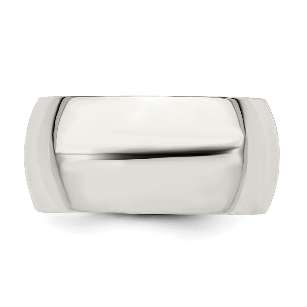 Sterling Silver 10mm Comfort Fit Size 9 Band (QCF100A-9)