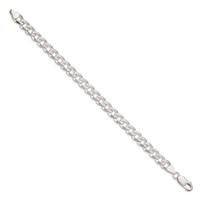 Sterling Silver 7.5mm Pavé Curb Chain view 2