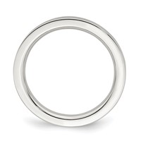 Sterling Silver 2mm Comfort Fit Flat Band view 2
